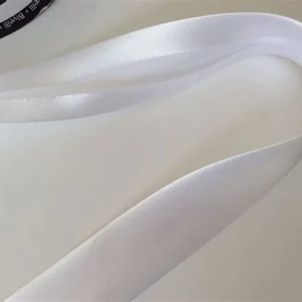 Sesgo Satinado 2.5cm  (100 mtrs) (Blanco)