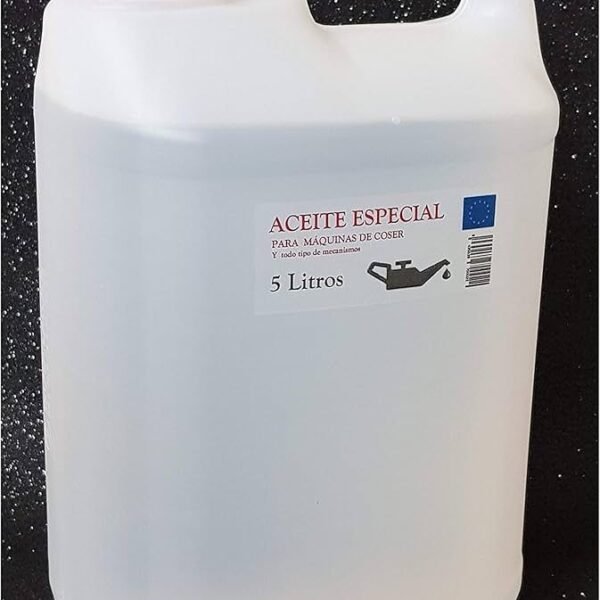 Aceite transparente de maquina de coser 5 LITROS