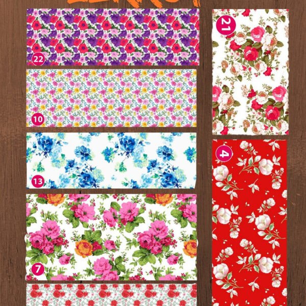 Tela Bi Strech  Floreado  150cm