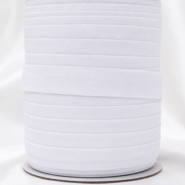 Sesgo opaco 2 cm (100 metros) BLANCO